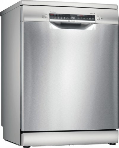 BOSCH SMS4EMI02E Serie|4 Szabadonálló mosogatógép | 14 teríték | Wifi | VarioDrawer | VarioFlex | RackMatic | EfficientDry | Silver-inox | 60 cm