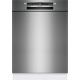 BOSCH SMU4EVS08E Serie|4 Pult alá beépíthető mosogatógép | Nemesacél | 60 cm