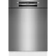 Bosch SMU4EVS08E Serie4 Pult Alá Építhető Mosogatógép Inox