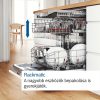 BOSCH SMU4EVS08E Serie|4 Pult alá beépíthető mosogatógép | Nemesacél | 60 cm