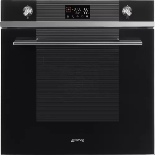 SMEG KOMBINÁLT MIKROHULLÁMÚ SÜTŐ,Linea design, 11+1 funkció, LCD kijelző, feketeüveg