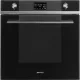 SMEG KOMBINÁLT MIKROHULLÁMÚ SÜTŐ,Linea design, 11+1 funkció, LCD kijelző, feketeüveg