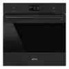 SMEG KOMBINÁLT MIKROHULLÁMÚ SÜTŐ, Classica design, Galileo, 60 cm, ES LCD, matt fekete