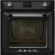 SMEG KOMBINÁLT PIROLITIKUS SÜTŐ, GŐZFUNKCIÓVAL, Victoria design, Galileo, 60 cm, ES LCD, fekete