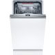 BOSCH SPH4EMX28E Serie|4 Teljesen beépíthető mosogatógép | 10 teríték | Wifi | VarioDrawer | RackMatic | InfoLight | VarioHinge | EfficientDry | 45 cm