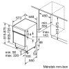 BOSCH SPI2HKS59E Serie|2 Beépíthető kezelőpaneles mosogatógép | 45 cm