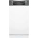 Bosch SPI4HMS49E Serie4 Keskeny Félig Beépíthető Mosogatógép