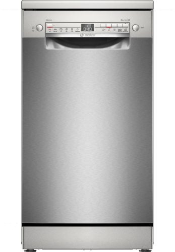 BOSCH SPS2HMI58E Serie|2 Szabadonálló mosogatógép | 10 teríték | VarioDrawer | Wifi | Extra Dry | Silver-inox | 45 cm