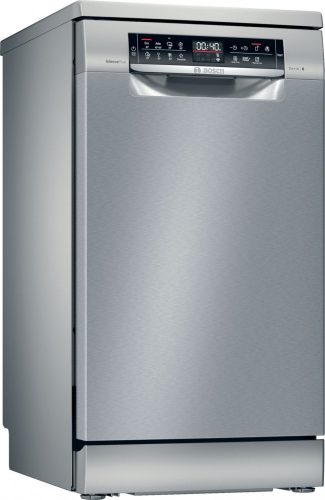 BOSCH SPS6EMI23E Serie|6 Szabadonálló mosogatógép | 10 teríték | Wifi | VarioDrawer | RackMatic | EfficientDry | Silver-inox | 45 cm