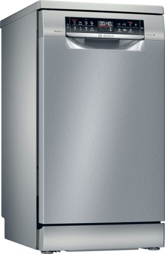 BOSCH SPS6ZMI35E Serie|6 Szabadonálló mosogatógép | 10 teríték | Wifi | VarioDrawer | RackMatic | PerfectDry Zeolith szárítás | Silver-inox | 45 cm