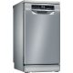 BOSCH SPS6ZMI35E Serie|6 Szabadonálló mosogatógép | 10 teríték | Wifi | VarioDrawer | RackMatic | PerfectDry Zeolith szárítás | Silver-inox | 45 cm