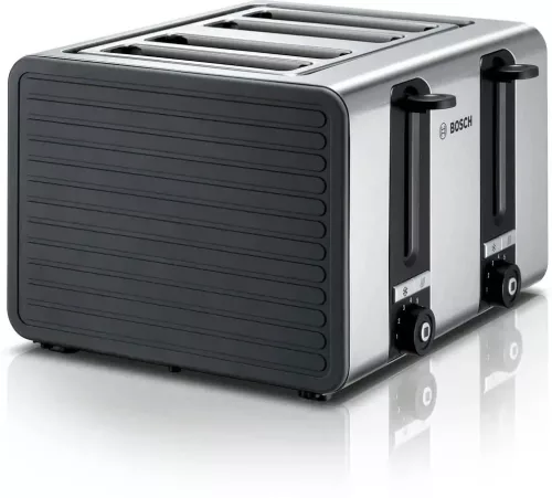 Bosch TAT7S45 Serie 4 Inox Kenyérpirító Kiolvasztó Funkcióval
