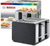 Bosch TAT7S45 Serie 4 Inox Kenyérpirító Kiolvasztó Funkcióval