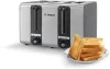Bosch TAT7S45 Serie 4 Inox Kenyérpirító Kiolvasztó Funkcióval