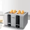 Bosch TAT7S45 Serie 4 Inox Kenyérpirító Kiolvasztó Funkcióval