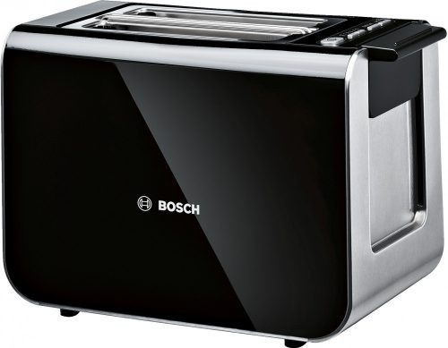 BOSCH TAT8613 Kompakt kenyérpirító | Styline | 860 W | Fekete