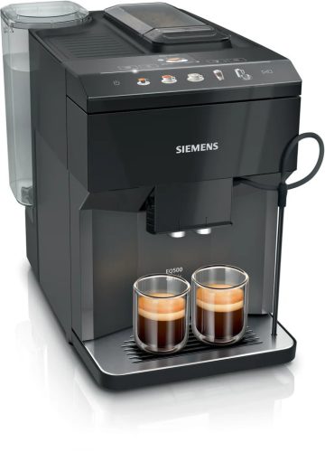 SIEMENS TP511R09 Teljesen automata kávéfőző | EQ500 | Fekete | Kivehető víztartály | 15 bar