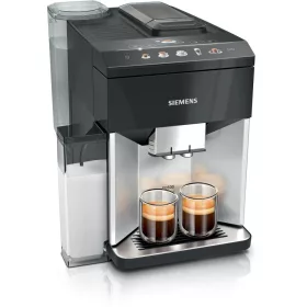   SIEMENS TQ513R01 Teljesen automata kávéfőző | EQ500 | Inox/Fekete | Kivehető víztartály | 15 bar