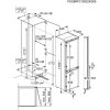 AEG TSC7G181ES Beépíthető kombinált alulfagyasztós hűtőszekrény | LowFrost | 195/61 l | 177.2 cm magas | 54.6 cm széles