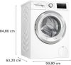 BOSCH WAL28PH2BY Serie|6 Elöltöltős mosógép | Wifi | i-Dos | SpeedPerfect | 10 kg | 1400 f/perc | DirectSelect