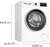 Bosch WAN2426NBY Home Connect elöltöltős mosógép