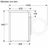 Bosch WAN2829NBY Home Connect elöltöltős mosógép