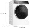 BOSCH WGB256A0BY Serie|8 Elöltöltős mosógép | i-Dos | IronAssist | 4D WashSystem | SpeedPerfect | 10 kg | 1600 f/perc