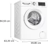 Bosch WGG244Z4BY Home Connect elöltöltős mosógép