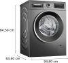 Bosch WGG244ZREU Serie6 Exclusiv Mosógép 9kg
