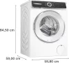 Bosch WGH256A0BY Home Connect elöltöltős mosógép