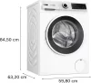 Bosch WGJ244A2BY Home Connect elöltöltős mosógép