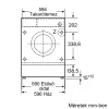 Bosch WIW28542EU Home Connect beépíthető mosógép