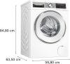 BOSCH WNG254A9BY Serie|6 Mosó-szárítógép | 10/6 kg | 1400 f/perc | SpeedPerfect | i-DOS | EcoSilenceDrive | IronAssist | TouchControl