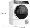 Bosch WQB246DNBY Home Connect hőszivattyús szárítógép