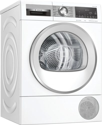 BOSCH WQG24590BY Serie|6 Hőszívattyús kondenzációs szárítógép | 9 kg | Öntisztító kondenzátor | Prémium TouchControl | A++