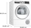 Bosch WQG24591BY Home Connect hőszivattyús szárítógép