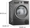 BOSCH WQG245DREU Serie|6 Hőszívattyús szárítógép  