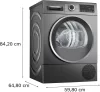 Bosch WQG245DREU Home Connect hőszivattyús szárítógép
