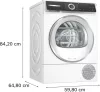 Bosch WQH246D3BY Home Connect hőszivattyús szárítógép