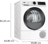 Bosch WQJ24201BY Home Connect hőszivattyús szárítógép