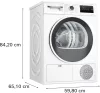 Bosch WTH83256BY Home Connect hőszivattyús szárítógép