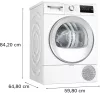 Bosch WTH85293BY Home Connect hőszivattyús szárítógép