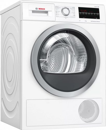 BOSCH WTW85461BY Serie|6 Hőszívattyús kondenzációs szárítógép | 9 kg | Öntisztító kondenzátor | TouchControl | A++