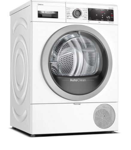 BOSCH WTX87K01BY Serie|8 Hőszívattyús kondenzációs szárítógép | 9 kg | AutoClean | LCD | A++