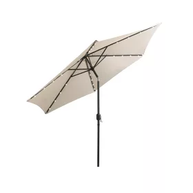 Solari kerti napernyő led lámpával bézs 300 cm