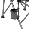 Leziter Comfort karfás horgász szék pohártartóval szürke
