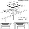 Zanussi ZHRN642X Beépíthető kerámia főzőlap | 60 cm | Fekete