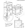 Zanussi ZOHEE2X2 Beépíthető sütő | LCD | 65l | Aqua Clean | Inox